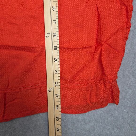 🌼Lucky Brand Womens Top Size Medium V Neck Tie Front Long Sleeve🌼 - Picture 10 of 10